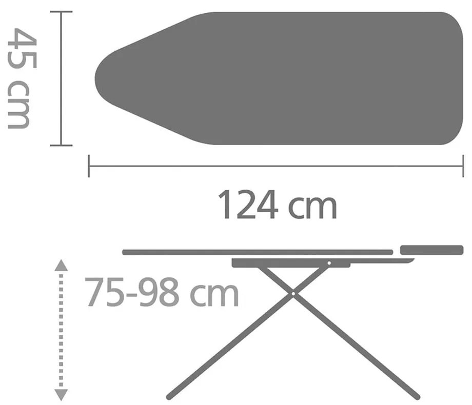 Deska do prasowania Denim Black C – Brabantia