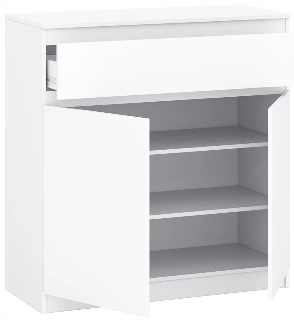 Komoda 2d 1s do sypialni garderoby salonu biały 106/110 cm