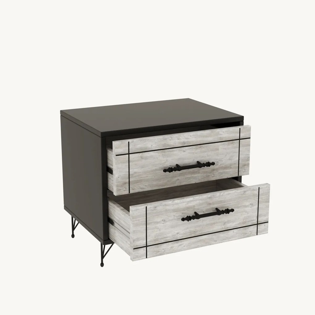 Stolik nocny Night Light Grey