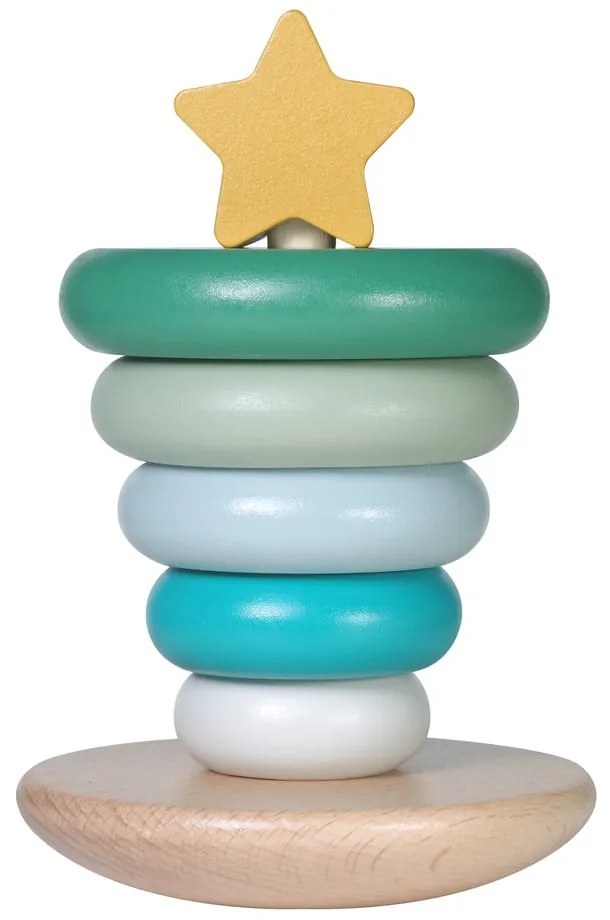 Drewniana wieża do układania Christmas Tree – Kindsgut