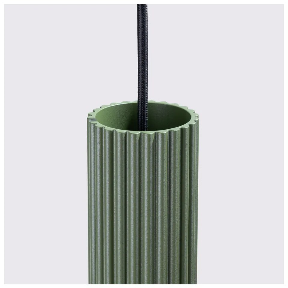 Zielona lampa wisząca ø 19,5 cm Gleam – Sollux