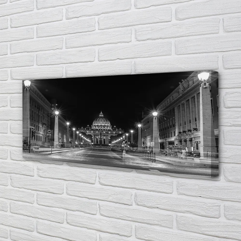 Obraz canvas na ścianę Droga do Zabytkowej Kaplicy