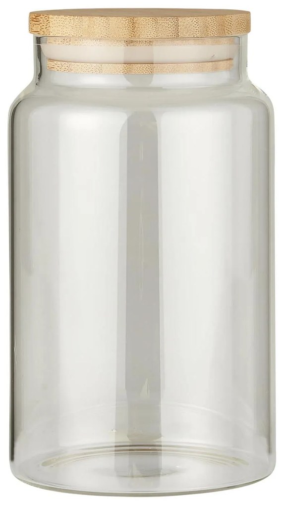 Szklany pojemnik na żywność BAMBOO z bambusową pokrywką 1000 ml