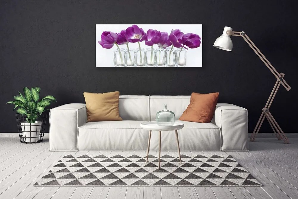 Obraz canvas na ścianę Rozkwitająca Natura w Kwiatach