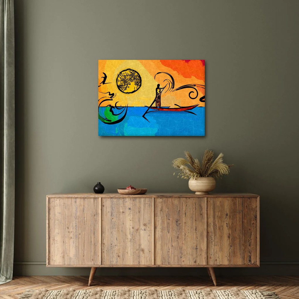Obraz starożytnego obrazu (70x50 cm)