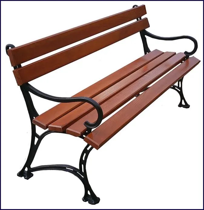 Aluminiowa ławka ogrodowa 150cm Z6-M72