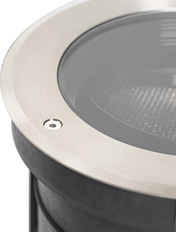 Zestaw 6 lamp naziemnych stalowych AR111 regulowane IP65 - Delux Honey