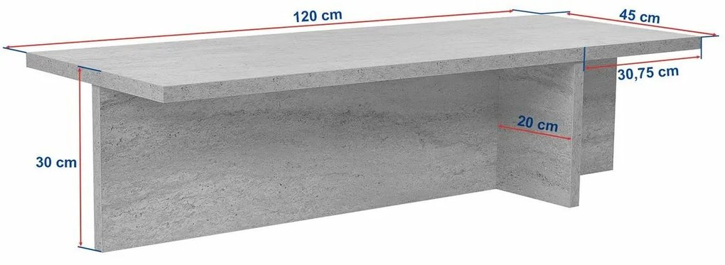 Stolik konferencyjny Harbor Travertine