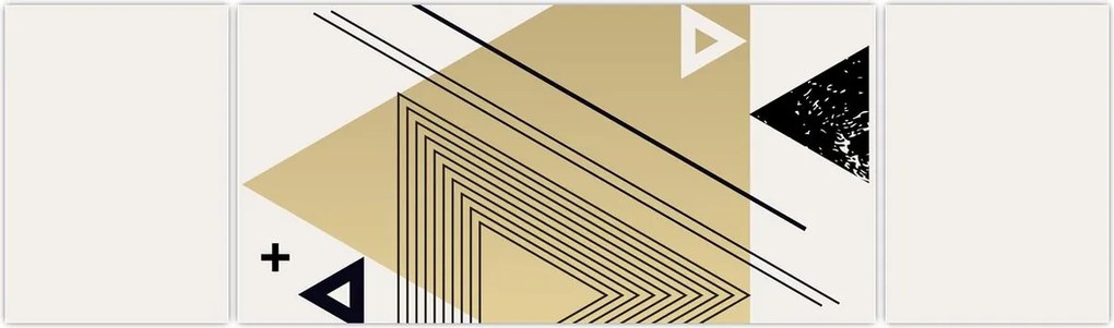 Obraz - Kształty geometryczne N⁰4 (170x50 cm)