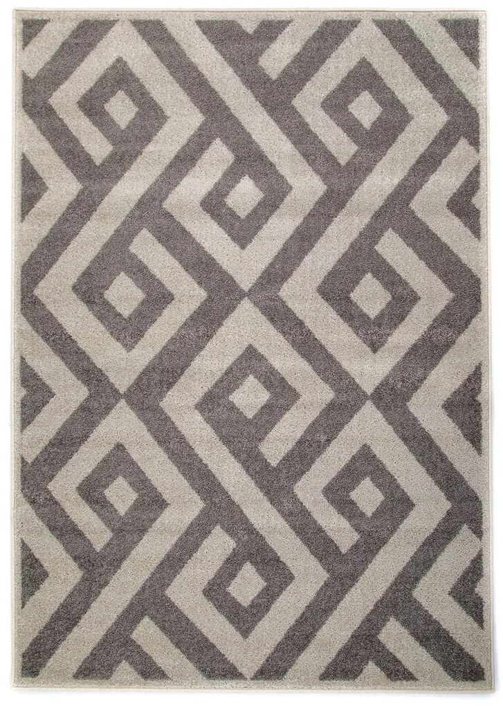 Dywan Lotto skandynawski ivory-szary 133 cm x 190 cm
