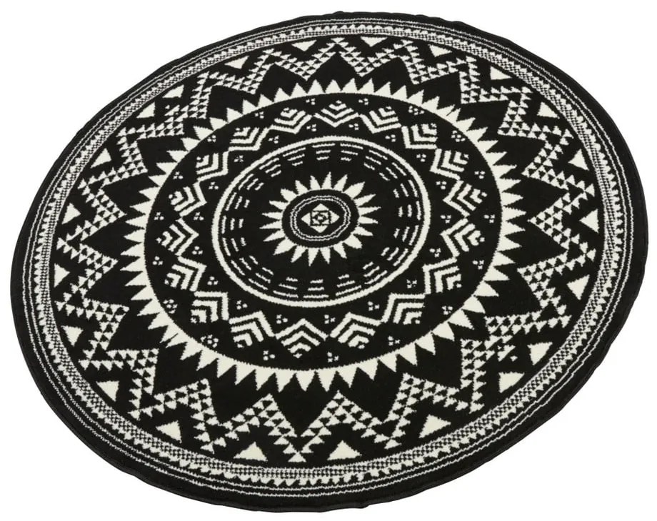 Czarny dywan Hanse Home Celebration Valencia, ⌀ 140 cm