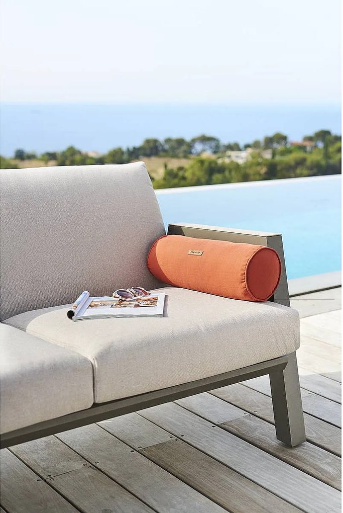 Zestaw aluminiowy HELIOS dla 7 osób (szaro-brązowy)