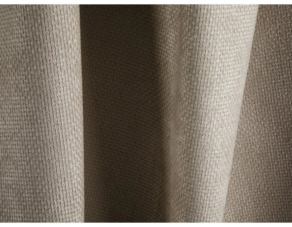 Jasnobrązowy narożnik z tkaniny szenilowej (lewostronny/w kształcie litery U) Treno – Cosmopolitan Design