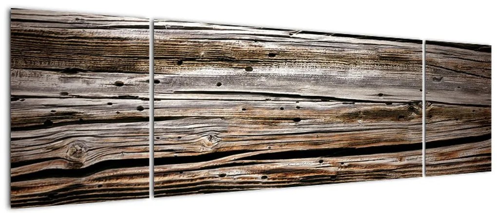 Obraz - drewno sezonowe (170x50 cm)