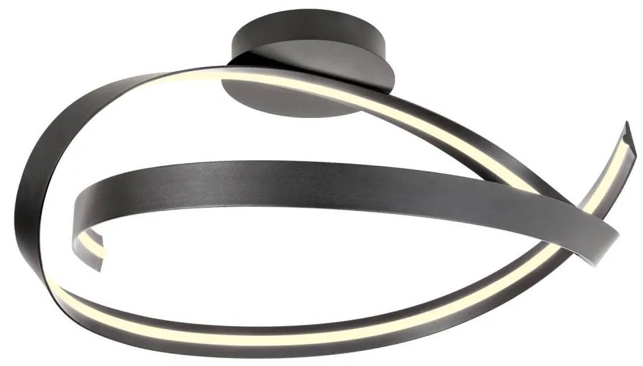 Redo 01-3614 - Czarna ściemnialna oprawa sufitowa IMPULS LED/34W/230V