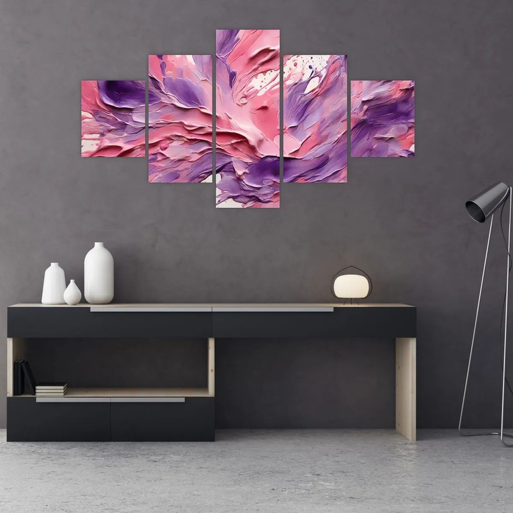 Obraz - Romantyczna abstrakcja (125x70 cm)