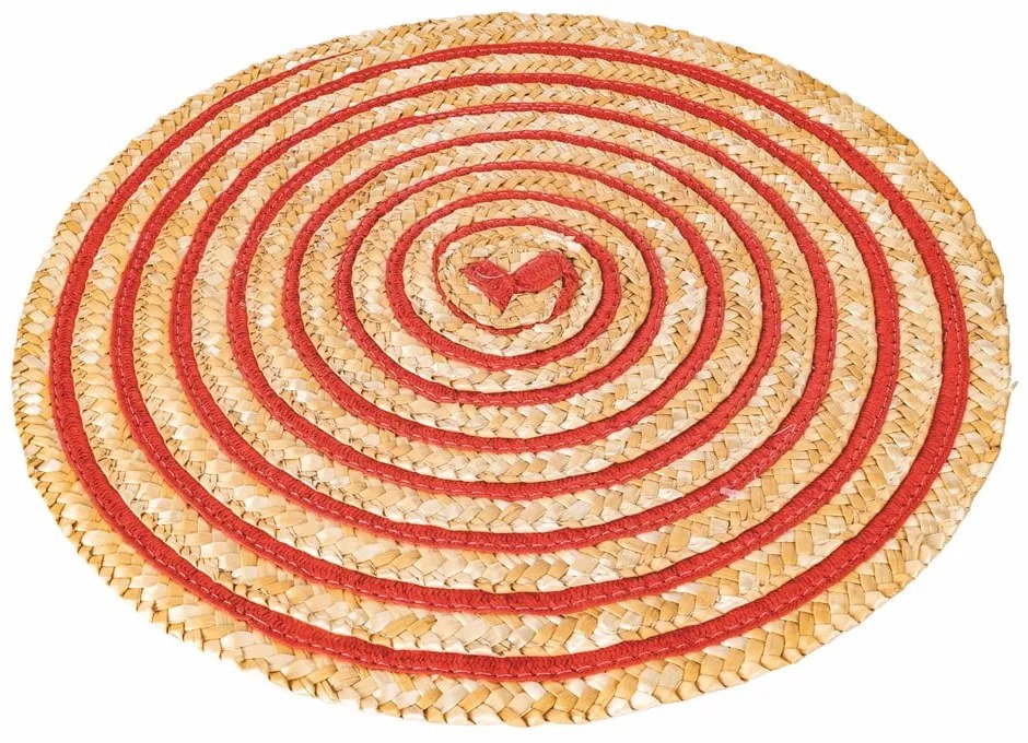 Maty stołowe z rafii zestaw 6 szt. ø 38 cm Spiral – Villa d'Este
