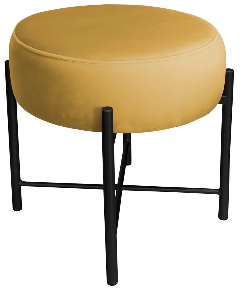 Taboret Pola noga metalowa czarna MG15