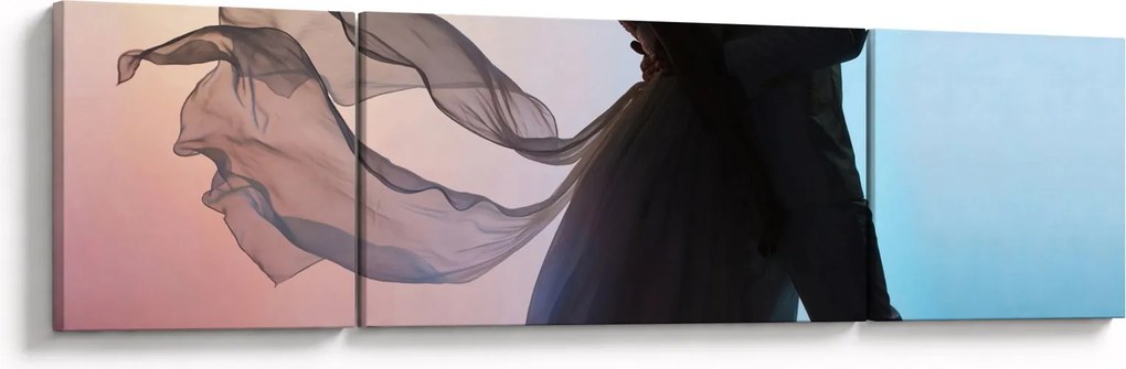 Obraz - Tańcząca para (170x50 cm)
