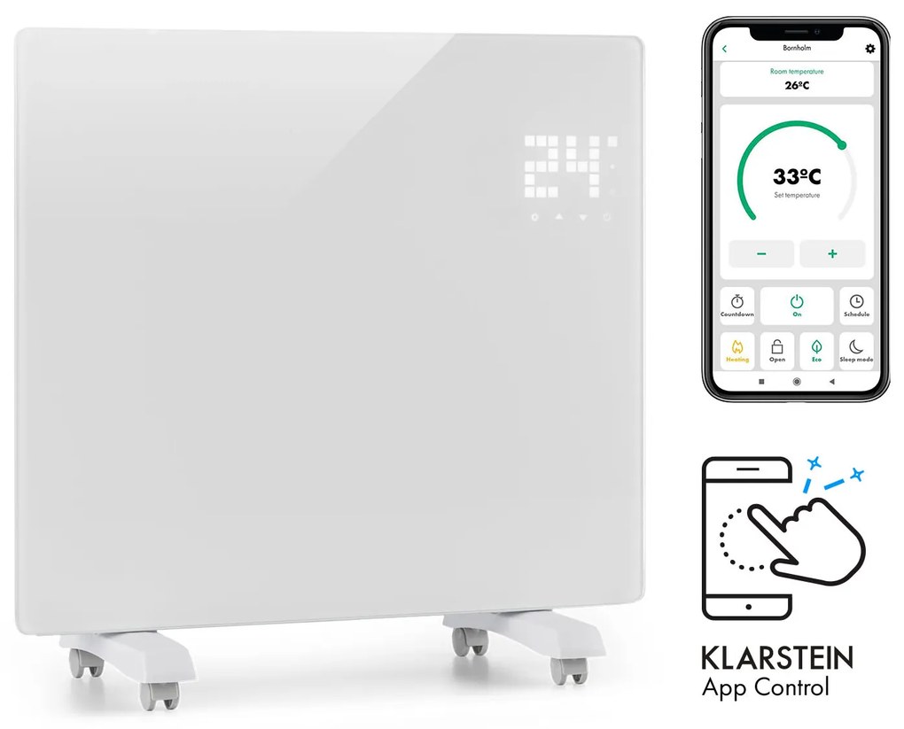 Klarstein Bornholm Single Smart Grzejnik konwektorowy