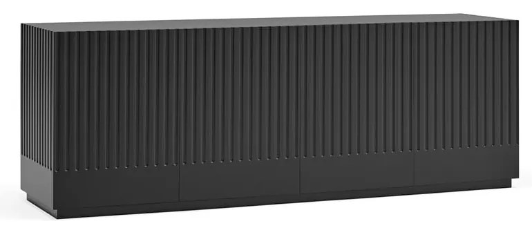 Czarny kredens Teulat Doric, szer. 200 cm