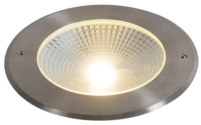 Zewnetrzna Nowoczesny klosz do zabudowy stalowy z LED 20W - Bridge Nowoczesny Oswietlenie zewnetrzne