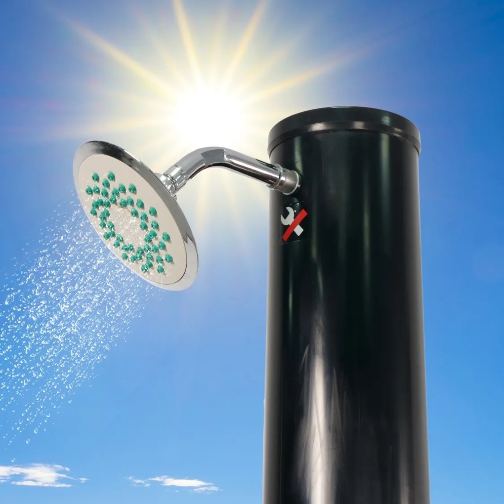 Prysznic solarny KARIBIK, 35l, czarna Jurhan