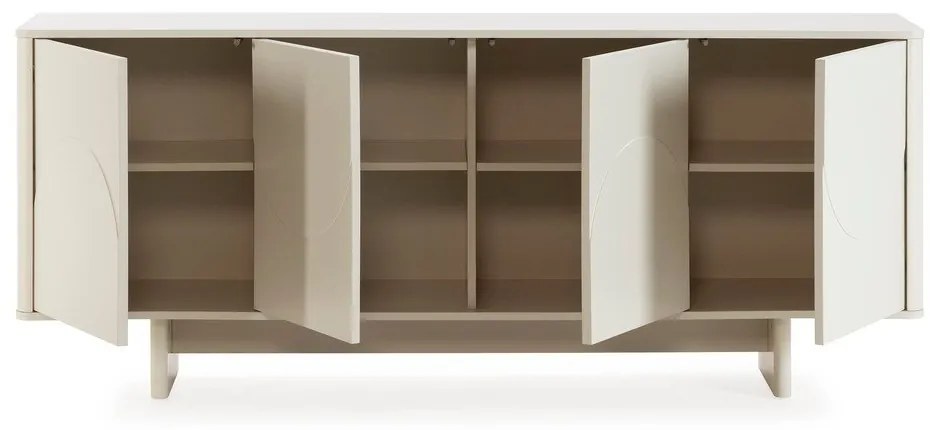 Kremowa komoda 180x75x40 cm Solei – MOME