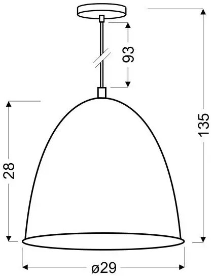 Czarna nowoczesna lampa wisząca z chromowanymi elementami - 4X D151 L8-K30
