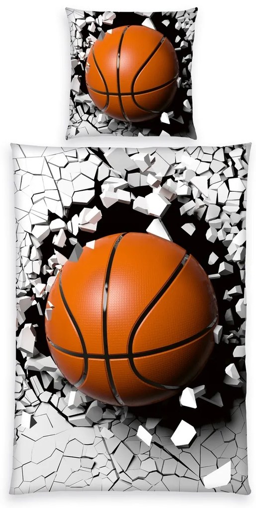 Herding Pościel bawełniana Basketball, 135 x 200 cm, 80 x 80 cm