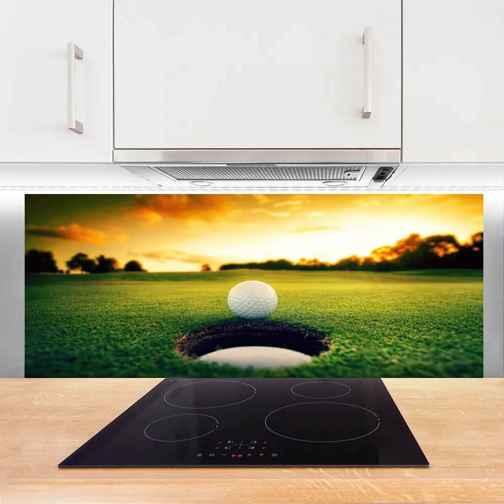 Panel Szklany do Kuchni Perfekcyjne Pole Golfowe