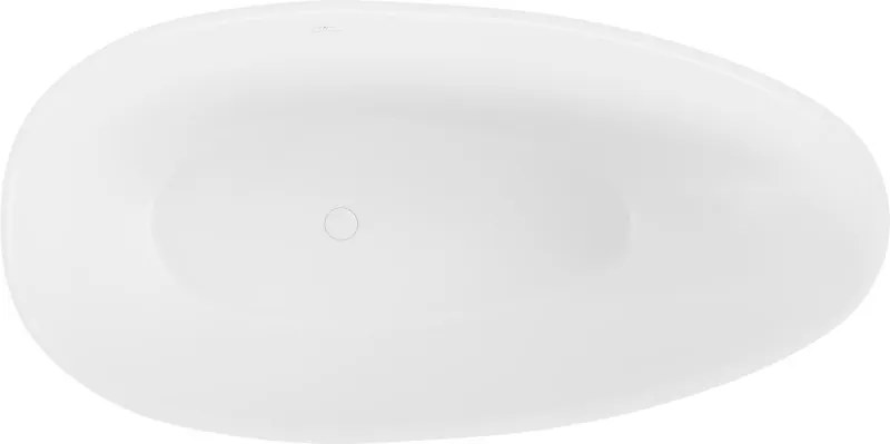 Mexen Milano wanna wolnostojąca z konglomeratu 170 x 86 cm, biała mat - 57301708500