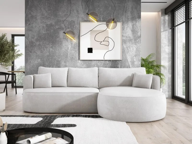 Narożnik FIORE L wolnostojący Prawostronny tkanina Memphis 02 WERSAL