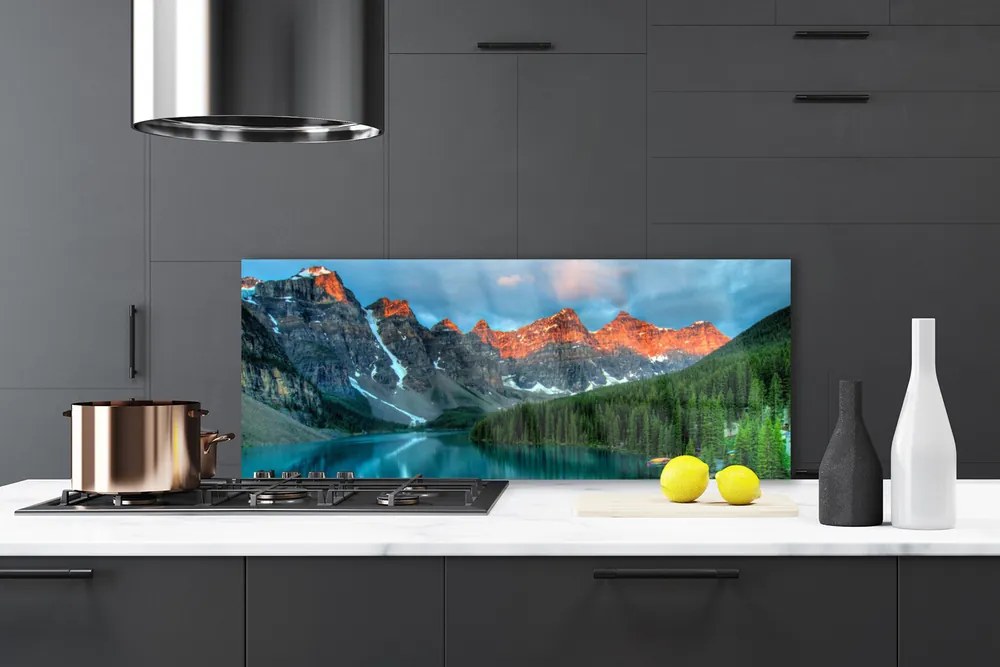 Panel nad blat kuchenny Alpejska Sielanka nad Wodą