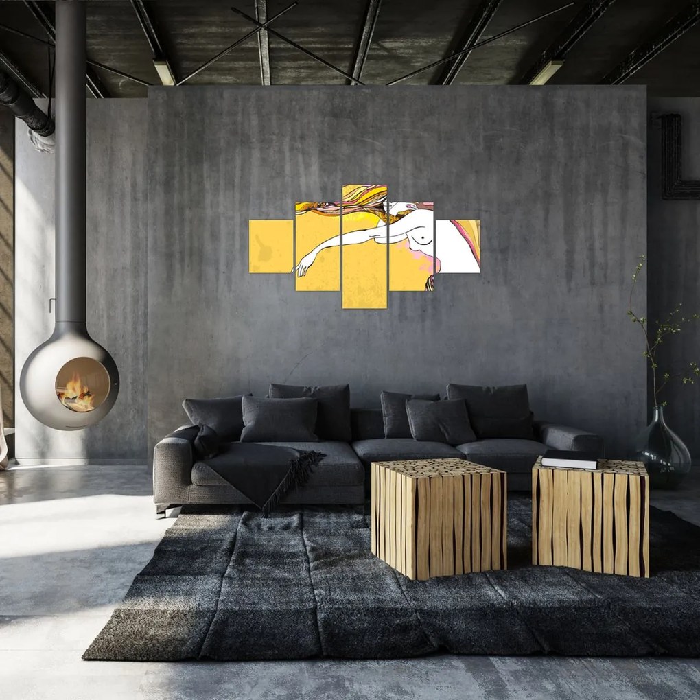 Obraz - Dziewczyna (125x70 cm)