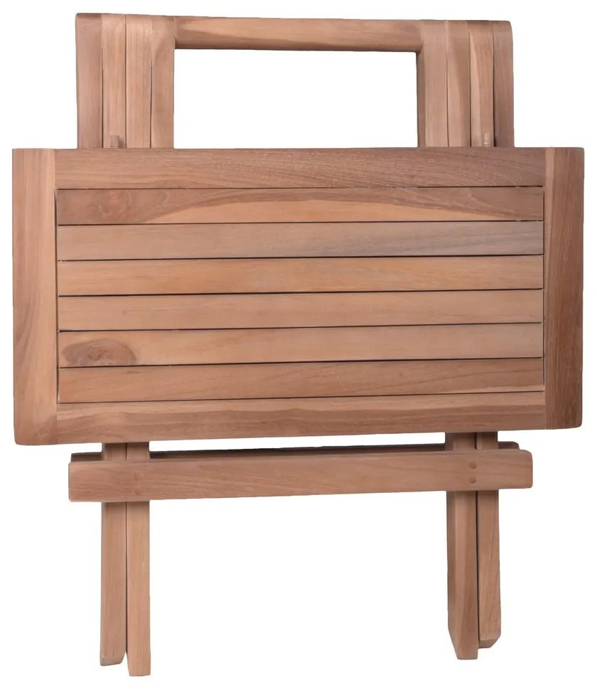 Stolik ogrodowy z litego drewna tekowego 50x50 cm Simuk – Garden Pleasure