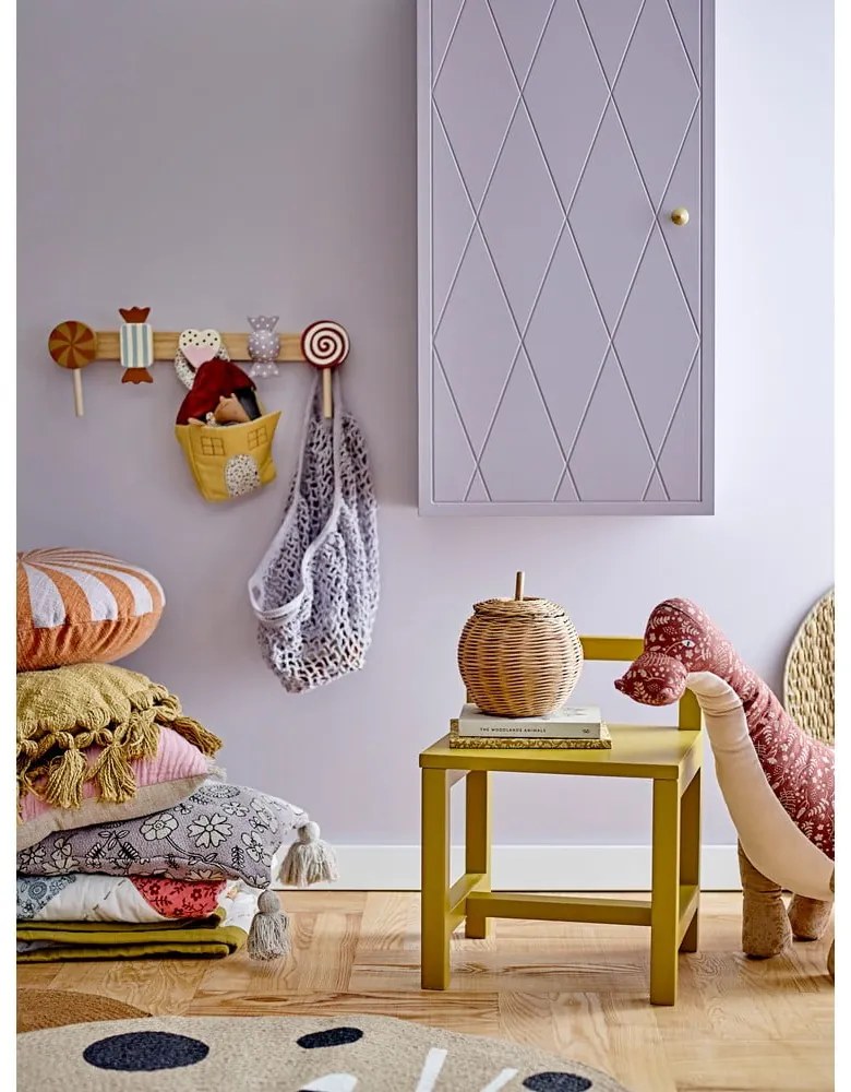 Dziecięcy wieszak ścienny z drewna sosnowego Rudy − Bloomingville Mini