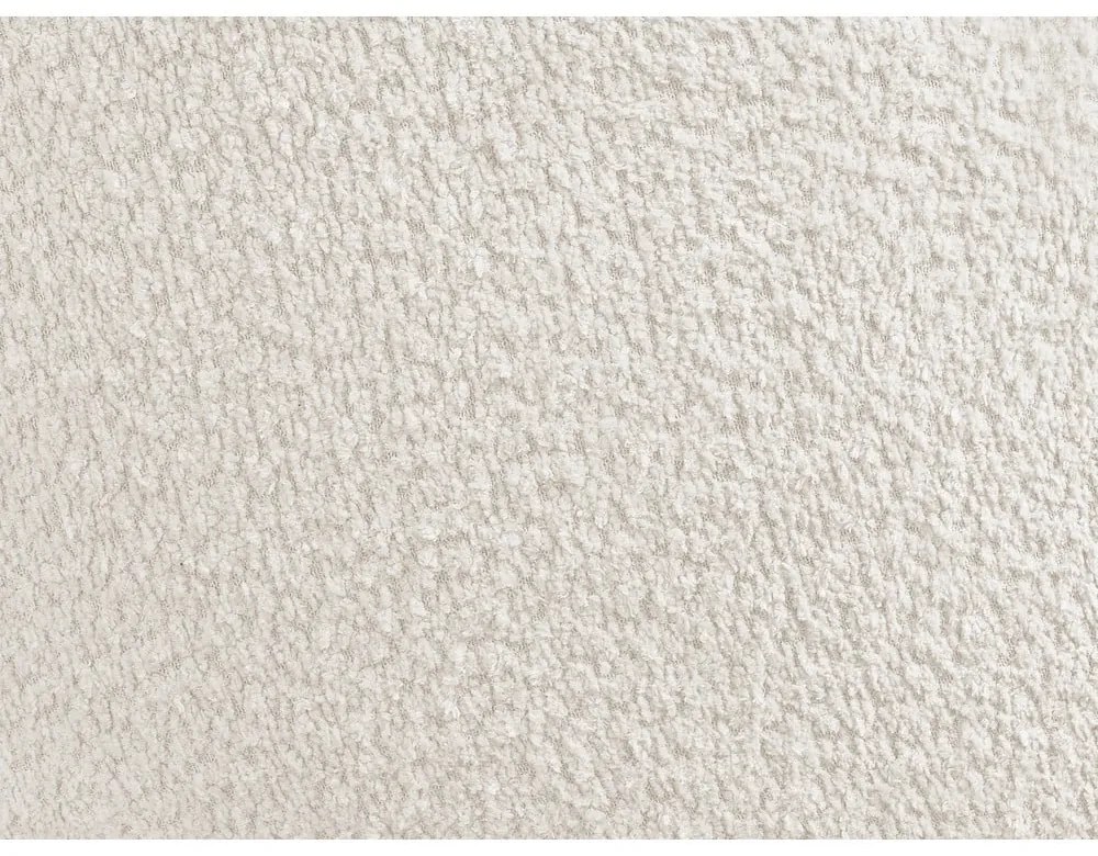 Biały fotel z materiału bouclé Janissaire – Bobochic Paris