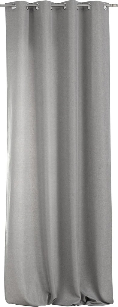 Zasłona BASIC na kółkach 140x280 cm szary 1 szt.