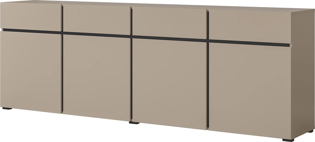 Komoda INCROCIO 225 cm do Salonu Sypialni Odcienie beżu