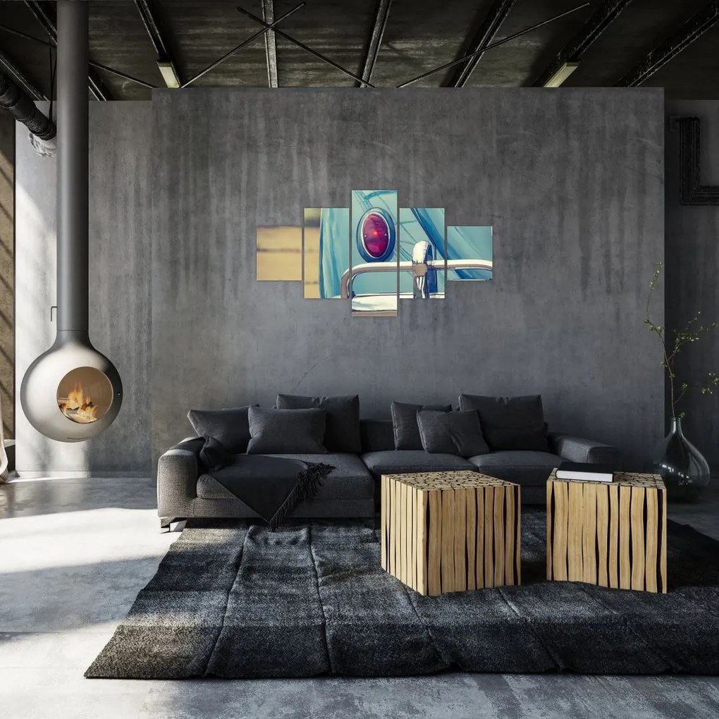 Obraz turkusowego weterana (125x70 cm)