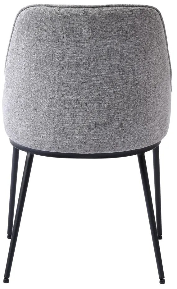 Szare krzesła zestaw 2 szt. Meridian – Unique Furniture
