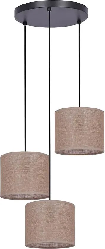 Regulowana lampa wisząca z 3 abażurami - S954-Dantino