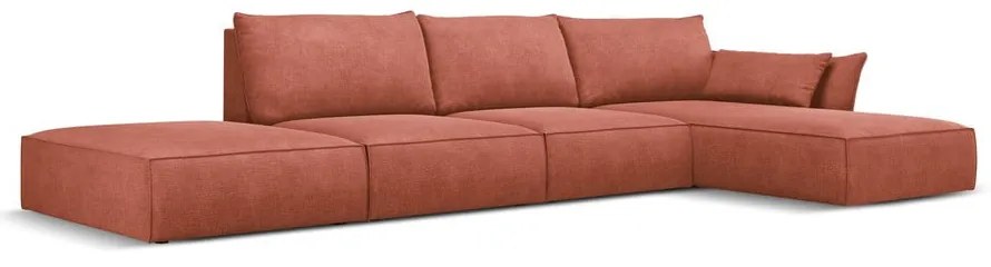 Czerwony narożnik (prawostronny) Vanda – Mazzini Sofas