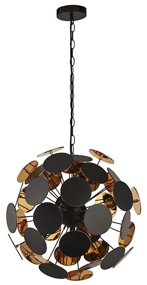 Searchlight 3074-4BG - Żyrandol na lince DISCUS 4xE14/60W/230V