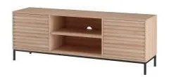 Szafka pod TV w dekorze dębu w naturalnym kolorze 140x50 cm Celine – Støraa