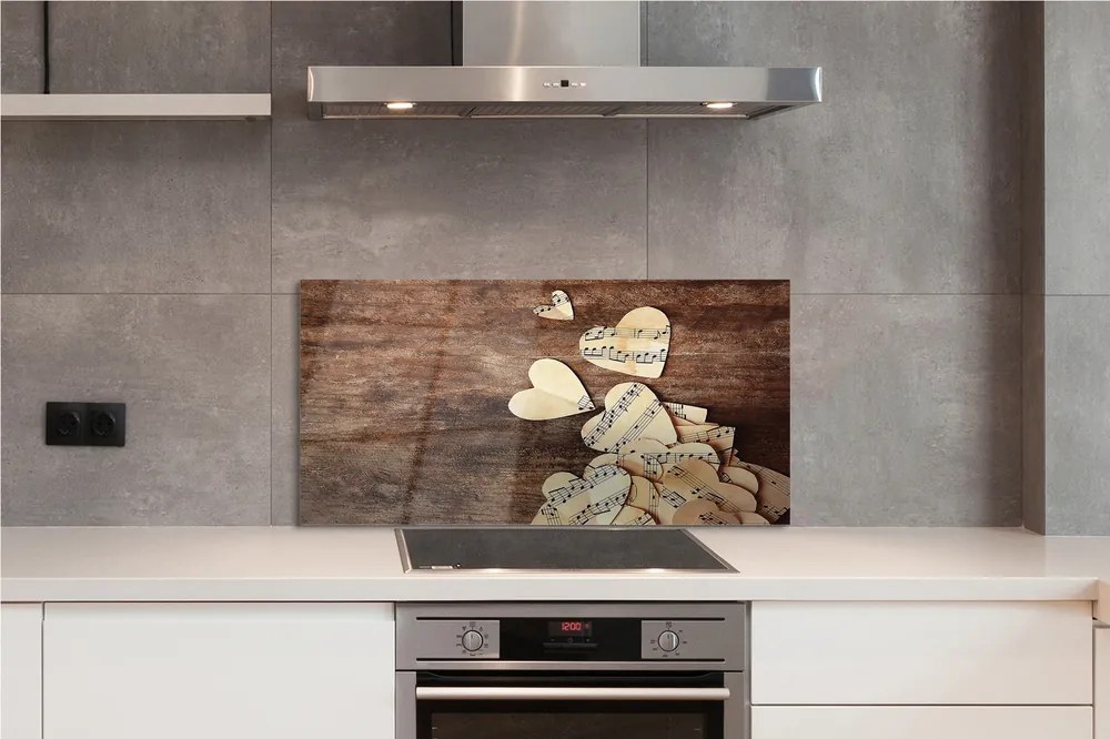 Szklany Panel Muzyka płynąca z Serca