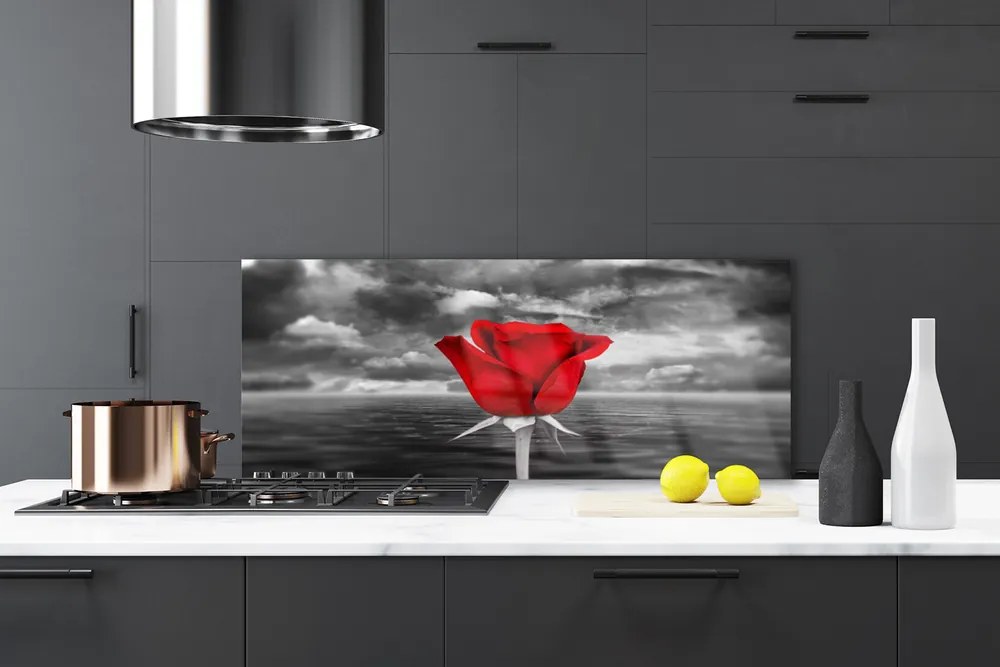 Panel Kuchenny Dzika Róża Nad Brzegiem Morza