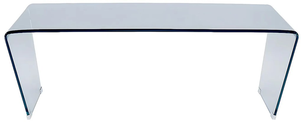 Stolik kawowy SUZANA - Gięte szkło hartowane