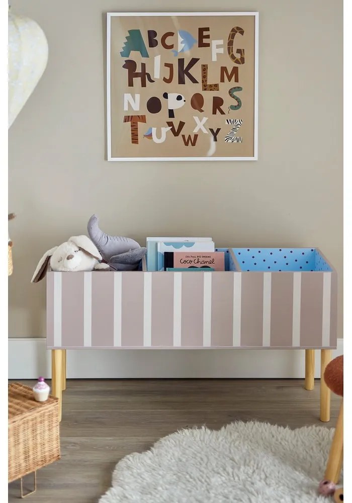 Beżowy regał dziecięcy 90x50x30 cm Salam – Bloomingville Mini